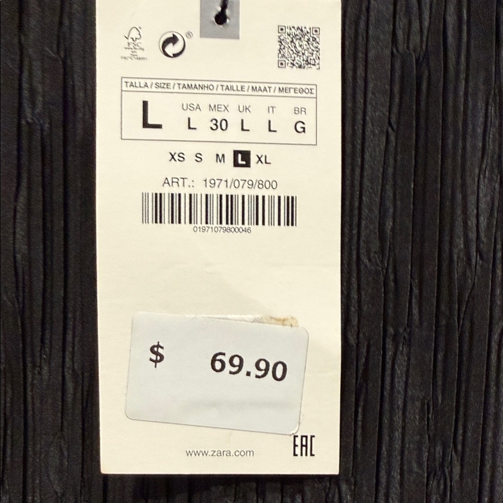 Zara Black Sleeveless Maxi Dress - Large - Picture 8 of 8